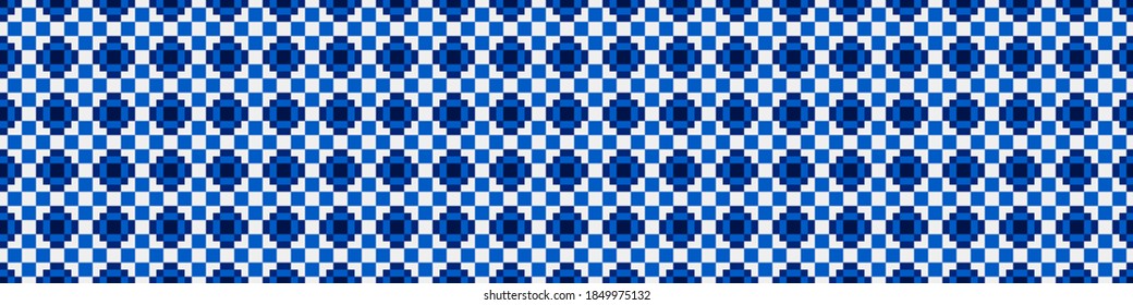 Abstract Cross Pattern Dots Logo generative computational art illustration