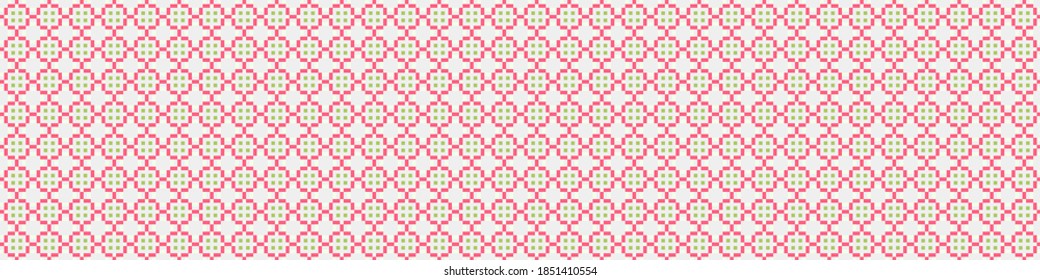 Abstract Cross Pattern Dots Logo generative computational art illustration