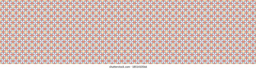 Abstract Cross Pattern Dots Logo generative computational art illustration