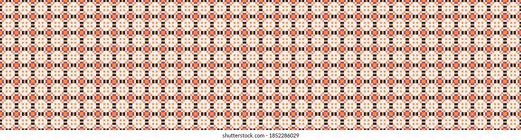 Abstract Cross Pattern Dots Logo generative computational art illustration