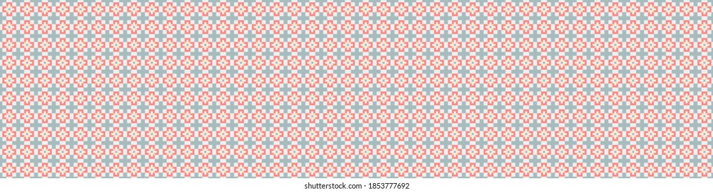 Abstract Cross Pattern Dots Logo generative computational art illustration