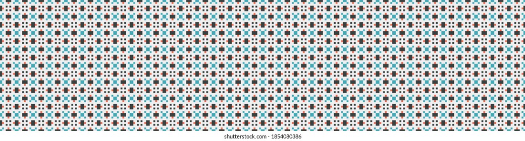 Abstract Cross Pattern Dots Logo generative computational art illustration
