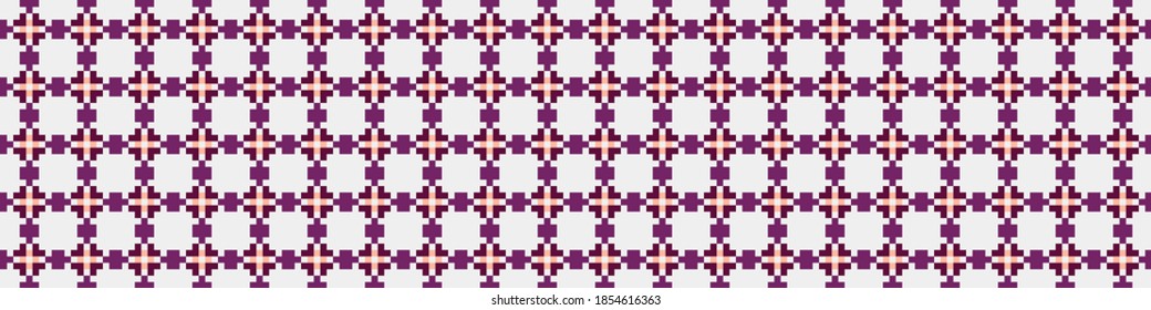 Abstract Cross Pattern Dots Logo generative computational art illustration