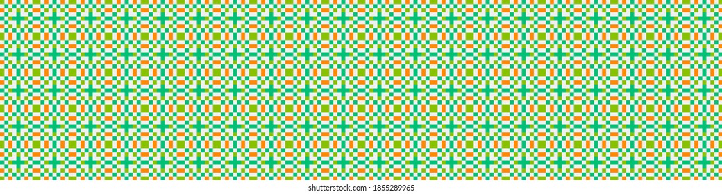 Abstract Cross Pattern Dots Logo generative computational art illustration