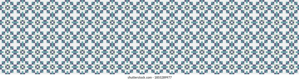 Abstract Cross Pattern Dots Logo generative computational art illustration