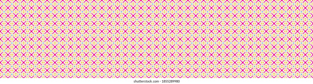 Abstract Cross Pattern Dots Logo generative computational art illustration