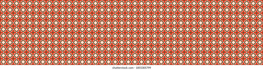 Abstract Cross Pattern Dots Logo generative computational art illustration