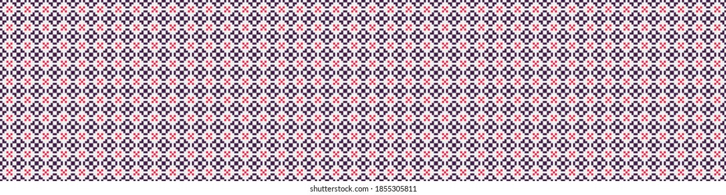 Abstract Cross Pattern Dots Logo generative computational art illustration