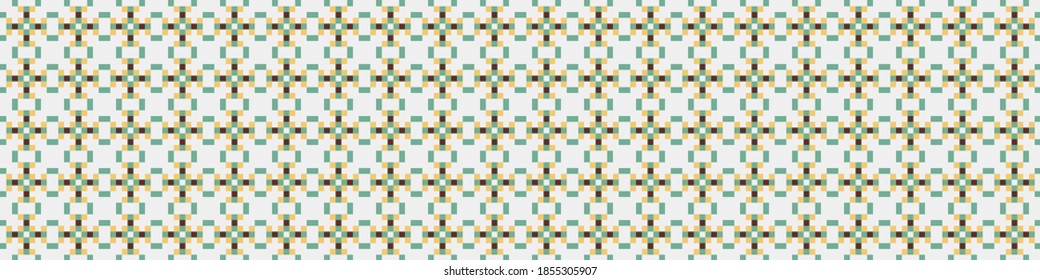 Abstract Cross Pattern Dots Logo generative computational art illustration