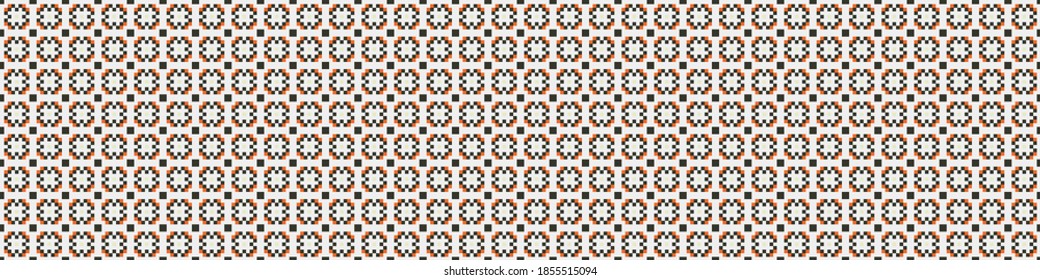 Abstract Cross Pattern Dots Logo generative computational art illustration