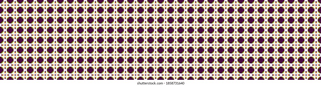 Abstract Cross Pattern generative computational art illustration