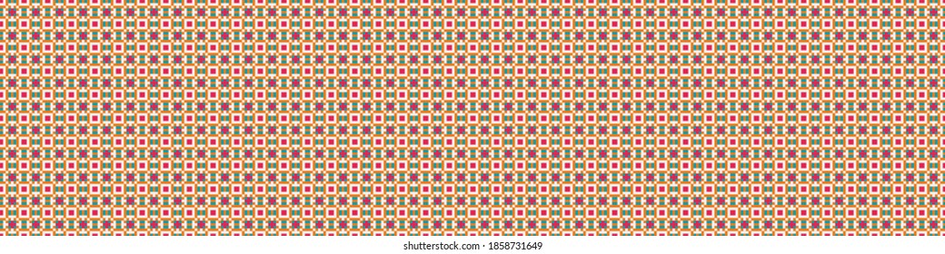 Abstract Cross Pattern generative computational art illustration