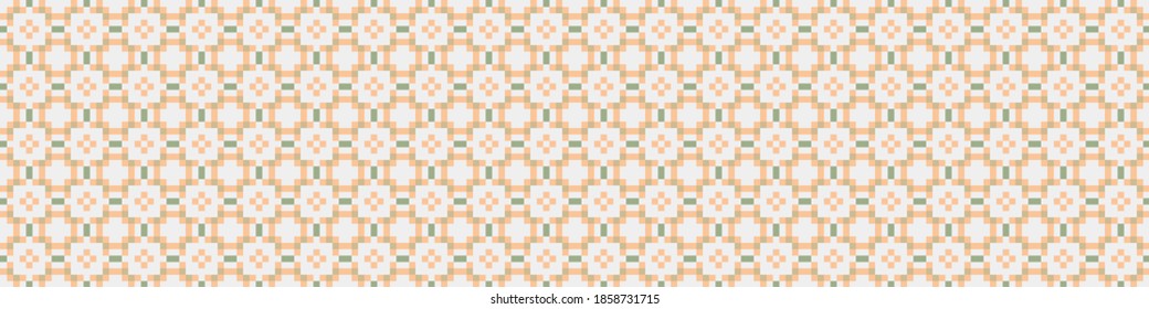 Abstract Cross Pattern generative computational art illustration