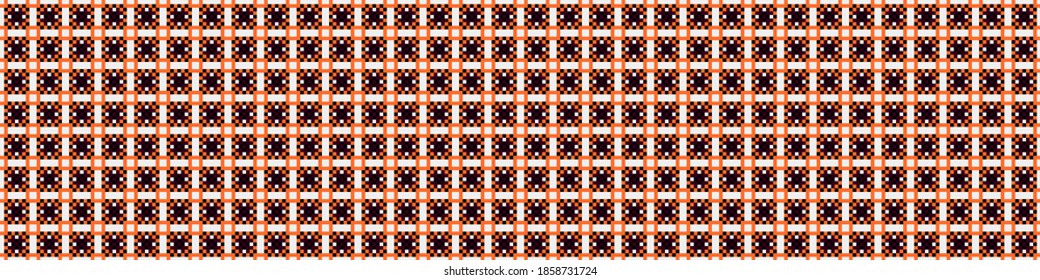 Abstract Cross Pattern generative computational art illustration