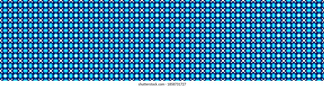 Abstract Cross Pattern generative computational art illustration