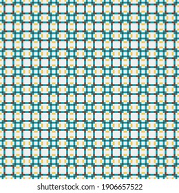 Abstract Cross Pattern generative computational art illustration