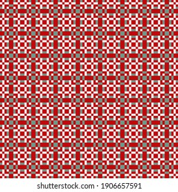 Abstract Cross Pattern generative computational art illustration