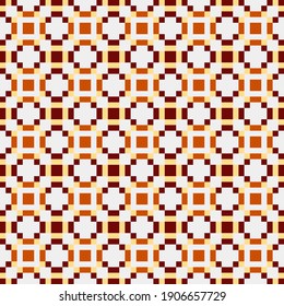 Abstract Cross Pattern generative computational art illustration