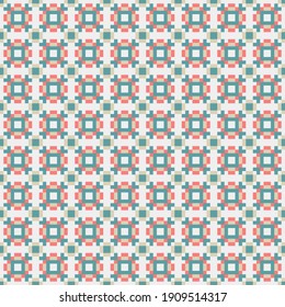 Abstract Cross Pattern generative computational art illustration