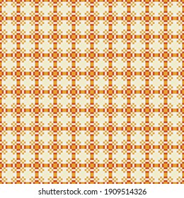 Abstract Cross Pattern generative computational art illustration