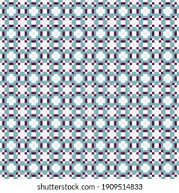 Abstract Cross Pattern generative computational art illustration