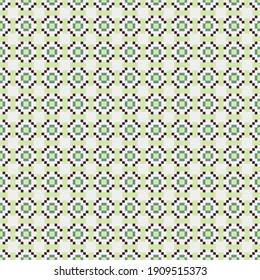 Abstract Cross Pattern generative computational art illustration