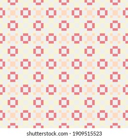 Abstract Cross Pattern generative computational art illustration
