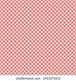 Abstract Cross Pattern generative computational art illustration