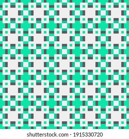 Abstract Cross Pattern generative computational art illustration