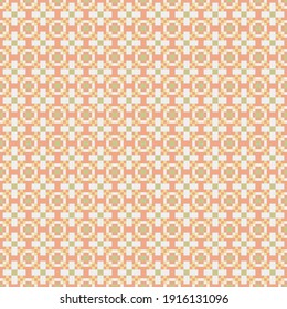 Abstract Cross Pattern generative computational art illustration