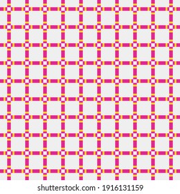 Abstract Cross Pattern generative computational art illustration