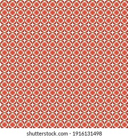Abstract Cross Pattern generative computational art illustration
