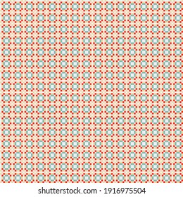 Abstract Cross Pattern generative computational art illustration