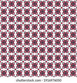 Abstract Cross Pattern generative computational art illustration