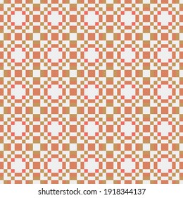Abstract Cross Pattern generative computational art illustration