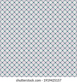 Abstract Cross Pattern generative computational art illustration