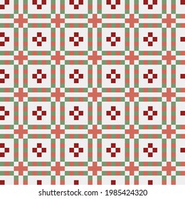 Abstract Cross Pattern generative computational art illustration