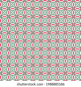 Abstract Cross Pattern generative computational art illustration