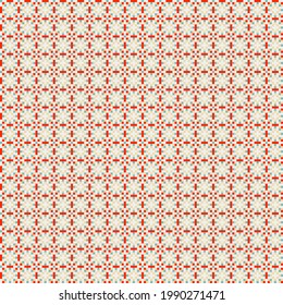 Abstract Cross Pattern generative computational art illustration