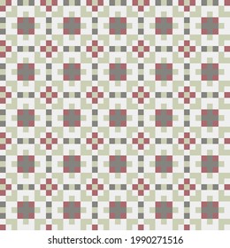 Abstract Cross Pattern generative computational art illustration