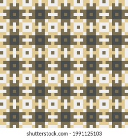 Abstract Cross Pattern generative computational art illustration