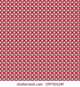 Abstract Cross Pattern generative computational art illustration