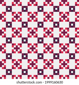 Abstract Cross Pattern generative computational art illustration