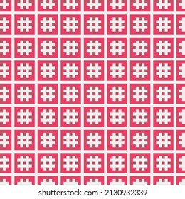 Abstract Cross Pattern generative computational art illustration