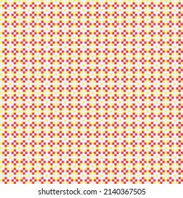 Abstract Cross Pattern generative computational art illustration