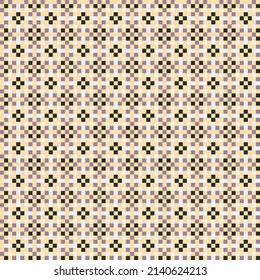 Abstract Cross Pattern generative computational art illustration