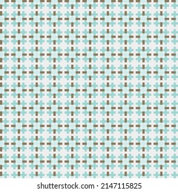 Abstract Cross Pattern generative computational art illustration