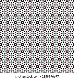 Abstract Cross Pattern generative computational art illustration