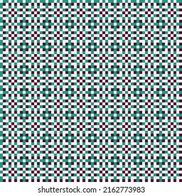 Abstract Cross Pattern generative computational art illustration