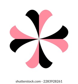 Abstract Cross Shape Icon. Element for Design. Vector Art.